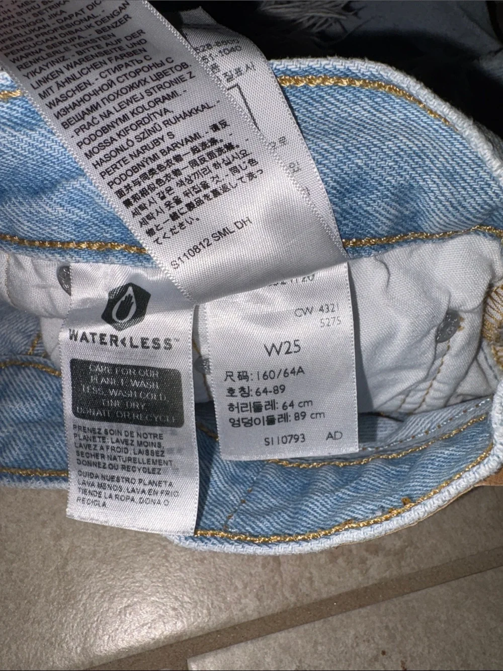 Levi’s Women’s 501 Original Light Wash‎ Cutoff Jean Shorts